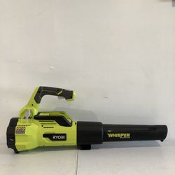 RYOBI 125 MPH 550 CFM 40-Volt Lithium-Ion Brushless Cordless Variable-Speed Jet Fan Leaf Blower (Tool-Only)