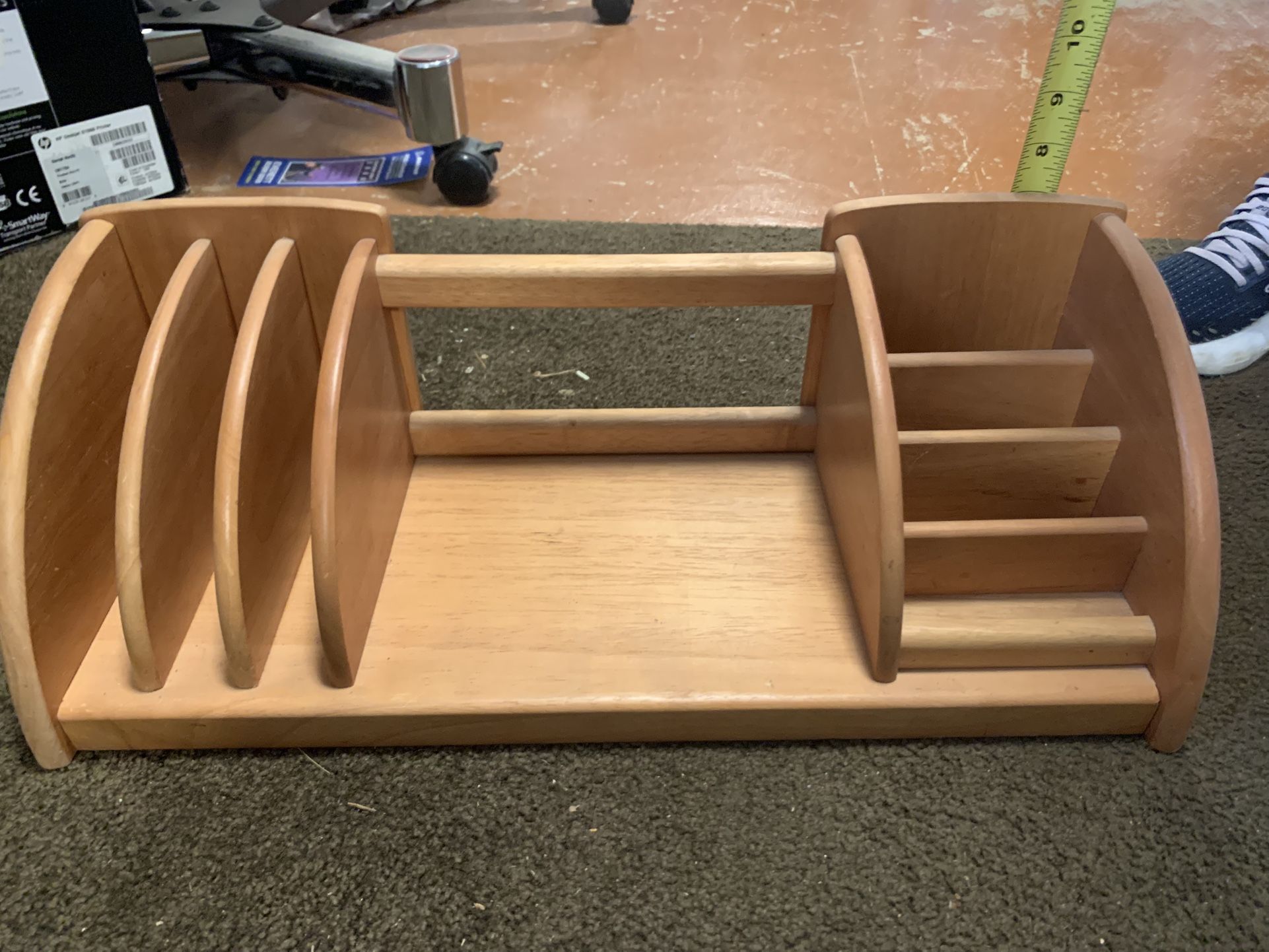 Wood Desk Organizer.