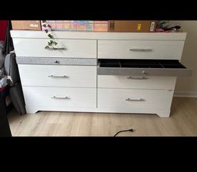 Dresser with mirror