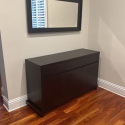 Set of Sideboard/buffet w/ mirror