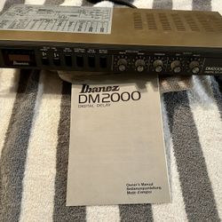 1980s Ibanez DM-2000 Digital Delay Rackmount Unit