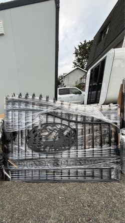 Double Swing Driveway Gate Panels