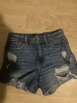 Hollister High-Rise Vintage Denim Shorts