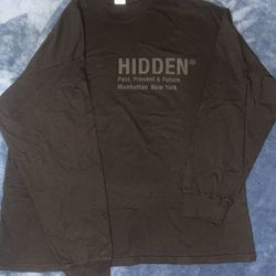 HIDDEN NY Long Sleeve Large And XL