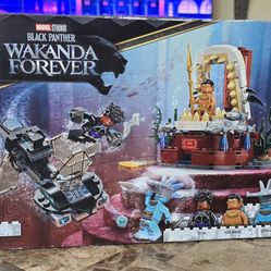 LEGO 76213 King Neighbors Throne Room Black Panther Wauconda Forever New!