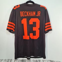 Nike On Field Odell Beckham Jr #13 Cleveland Browns Jersey Men's Size L