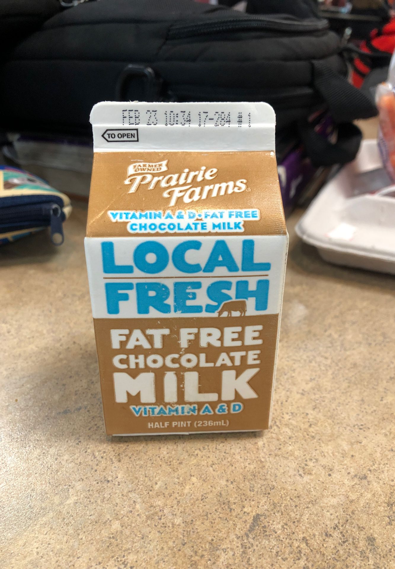 Prairie farm chocolate milk