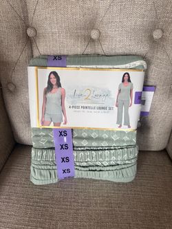 Live 2 Lounge 4-piece Pointelle Lounge set