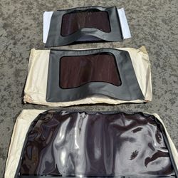 07-10 Jeep JK Wrangler 4DR Tinted Soft Top Windows Replacement Kit 1HE47SX9AE