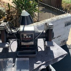Vintage Craftsman 1 HP Grinder