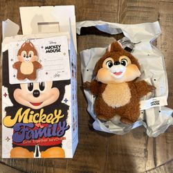 Pop Mart Disney Mickey Family Together Series Chip Plush Keychain