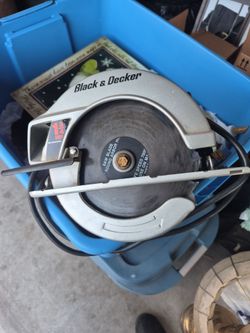 Black and Decker circular saw