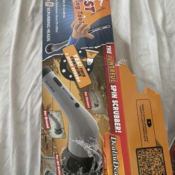 Electric Spin Scrubber, Rechargeable Scrubber Cleaning Brush with Adapter & 8 Replacement Heads, Cordless Shower Power Scrubber with 2 Adjustable Spee