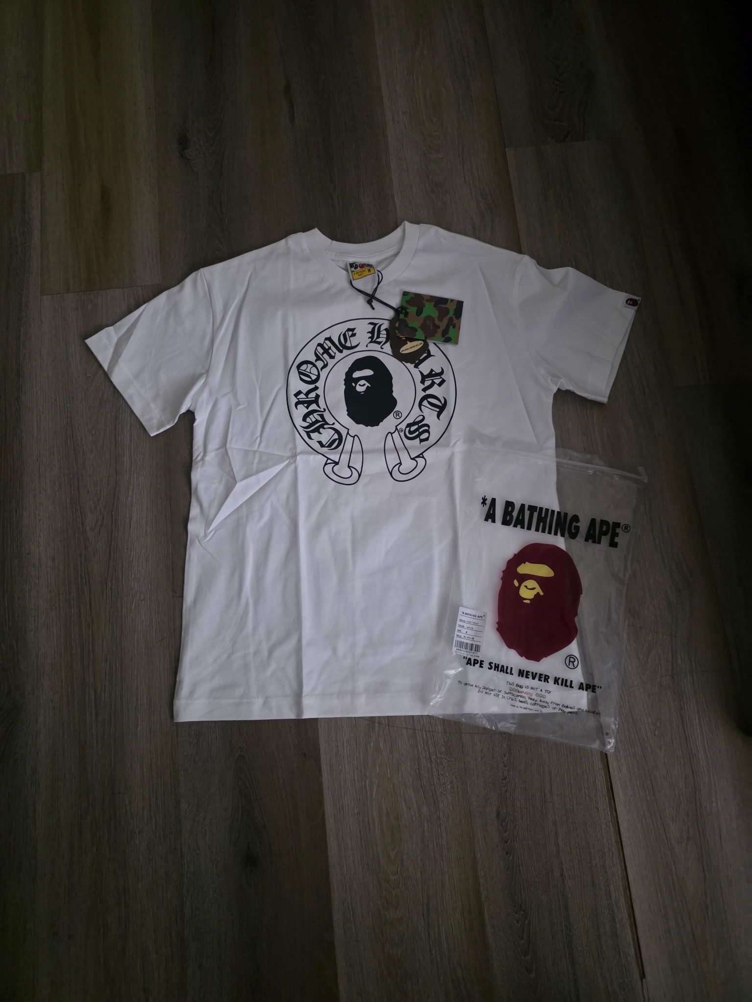 Crome X Bape tee