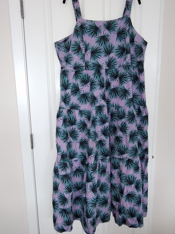 Women's 2x Heavy Cotten Maxi Sundress
