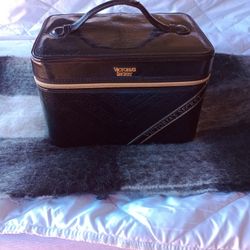 Victoria secret cosmetic black hard case