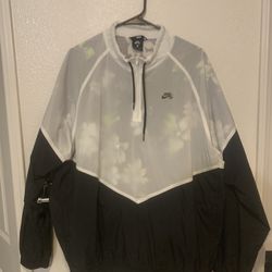 Nike SB Paradise Windbreaker Men's Skateboarding Jacket White Floral