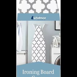Whitmor Deluxe Ironing Board Cover and Pad Medallion Gray 13-15" x 52-54"