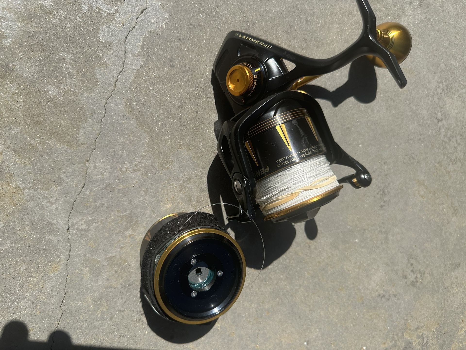 Penn Slammer 3 7500 Reel With Spare Spool