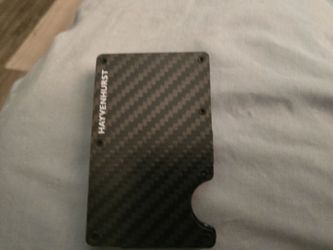 Metal money clip wallet