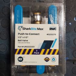 Shrkbite Max 1/2"x1/2" Ball Valve