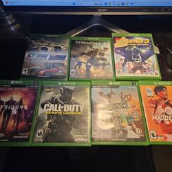 Xbox One 360 7 Game lot Collection