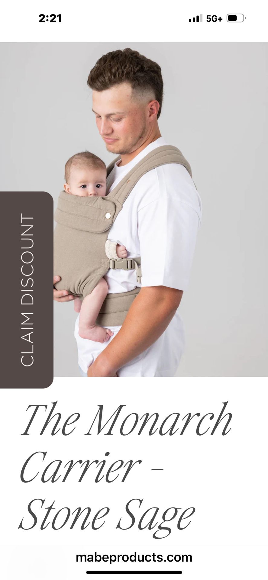 Mabe Luxury Baby Carrier