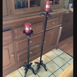 Metal Para Velas Palmetto Candle Stands De Home Interior 