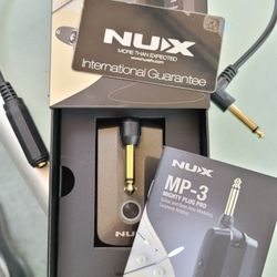 NUX Mighty Plug Pro Guitar & Bass Modeling Headphone Amp