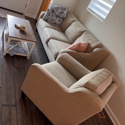 LA-Z BOY SOFA AND CHAIR