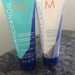 Moroccan Oil, Purple Shampoo And Conditioner
