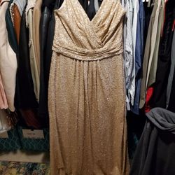 Plus Sequin Gown