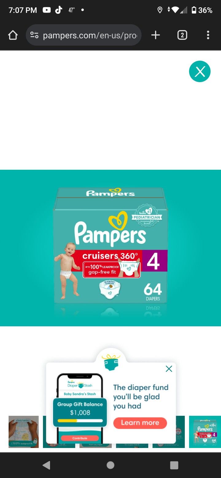 Pampers 360 Cruisers