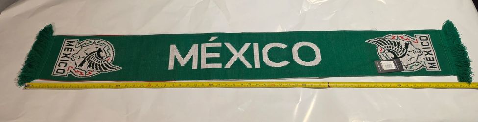 Official Mexico National Team SNM Green Scarf FIFA World Cup 2026 NWT