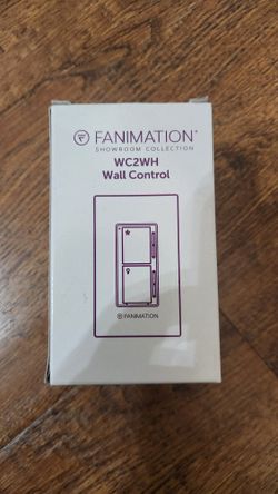 Brand New Fanimation Wc2wh Wall Control. 