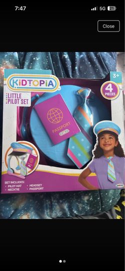 Kidtopia Little Pilot Set 4-Piece Kids Toy