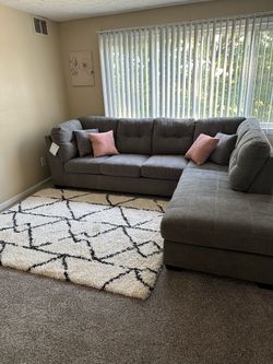 Couch sectional- gray