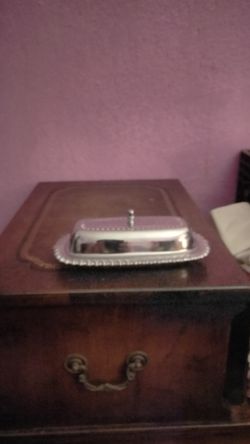 Silver butter dishes$10each