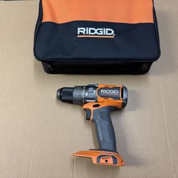 RIDGID R86115 18V Brushless Cordless 1/2 in. Hammer Drill - New Charger + Case