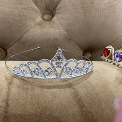 Rhinestone Crown For Little Girl