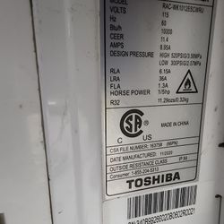 Toshiba Window AC Unit