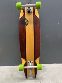 Longboard Skateboard Cruiser with New Everything. Custom Grip Paint Job