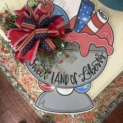 Fourth Of July Door Hanger