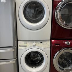 WHIRLPOOL FRONT LOAD WASHER & ELECTRIC DRYER SET