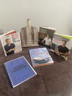 Gordon Ramsay Cookbooks & Cookbook Stand