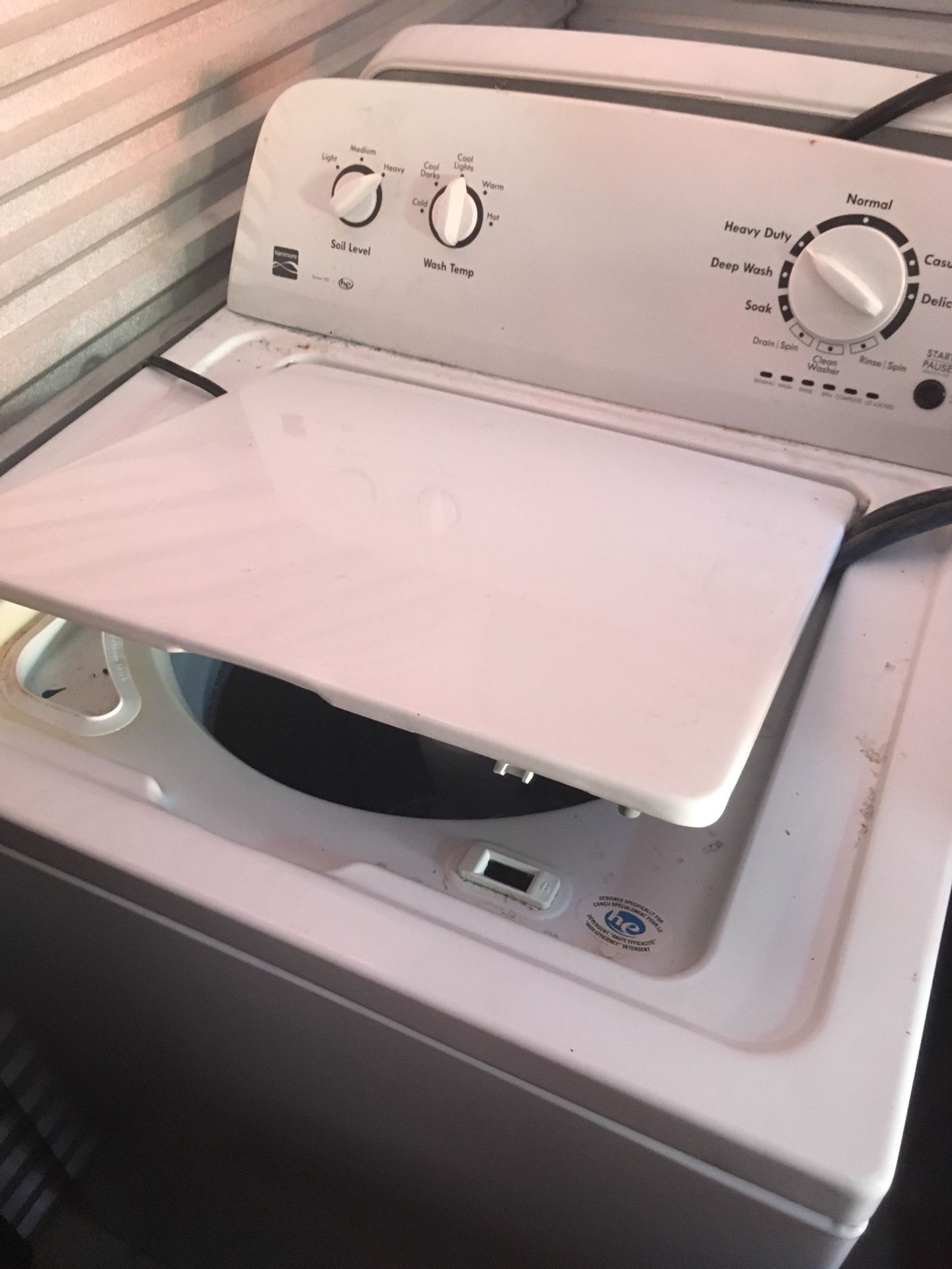 LIKE NEW KENNMORE WASHER AND DRYER