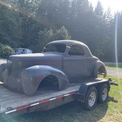 1940 Willie’s Fiberglass Body Kit  One  piece Front End Doors Rear Fenders Interior Trim Kit  Clear Washington 1940 Title! Make By Willie Works 