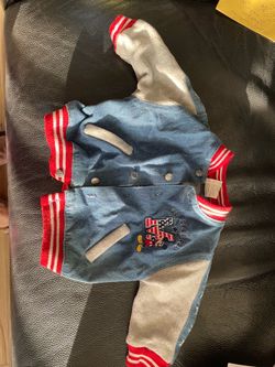 Disney Baby Mickey Mouse varsity denim jacket