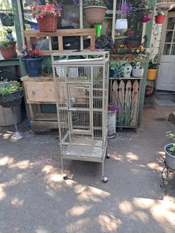 Beautiful Bird Cage And Goodies/toys