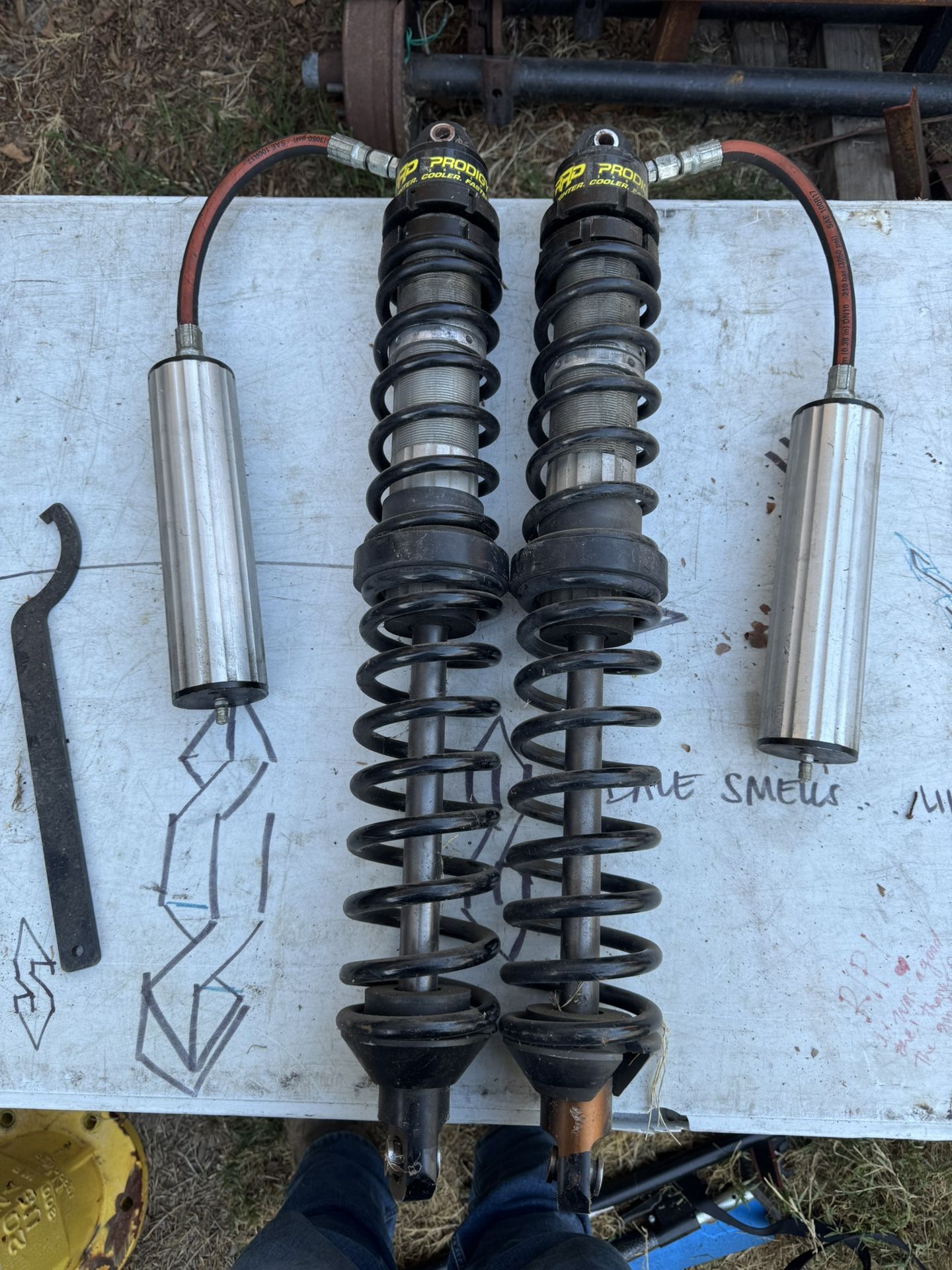 Rock Krawler/ Prodigy 2.625 RRD Remote Reservoir Coil Overs with springs